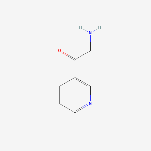 2-amino-1-pyridin-3-ylethanone (CAS: 51941-15-2) - Chemical Structure and Molecular Formula 