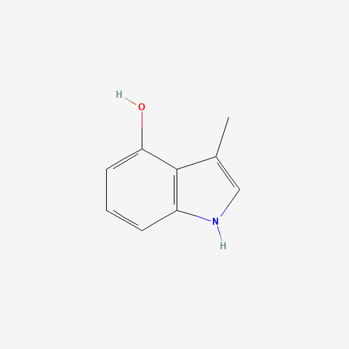 3-methyl-1H-indol-4-ol (CAS: 1125-31-1) - Chemical Structure and Molecular Formula 