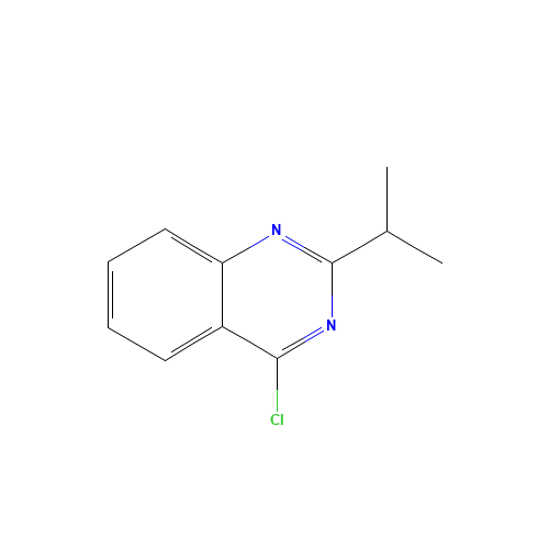 4-chloro-2-propan-2-ylquinazoline (CAS: 38154-42-6) - Chemical Structure and Molecular Formula 