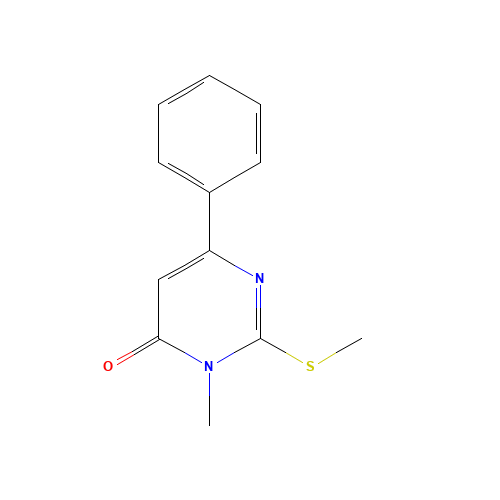 3-methyl-2-methylsulfanyl-6-phenylpyrimidin-4-one (CAS: 74303-68-7) - Related Chemical Product