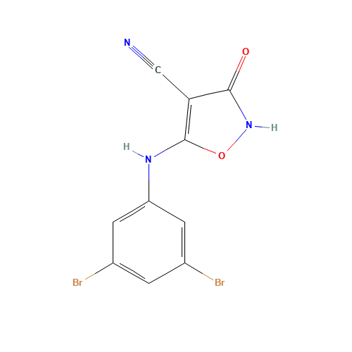 5-(3,5-dibromoanilino)-3-oxo-1,2-oxazole-4-carbonitrile (CAS: 926011-96-3) - Related Chemical Product
