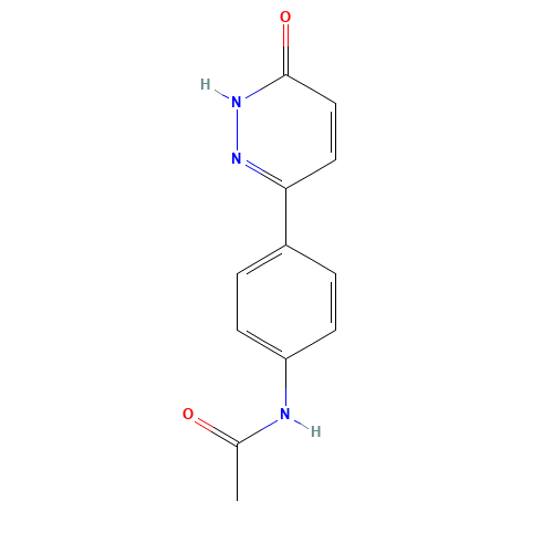 N-[4-(6-oxo-1H-pyridazin-3-yl)phenyl]acetamide (CAS: 54558-04-2) - Related Chemical Product