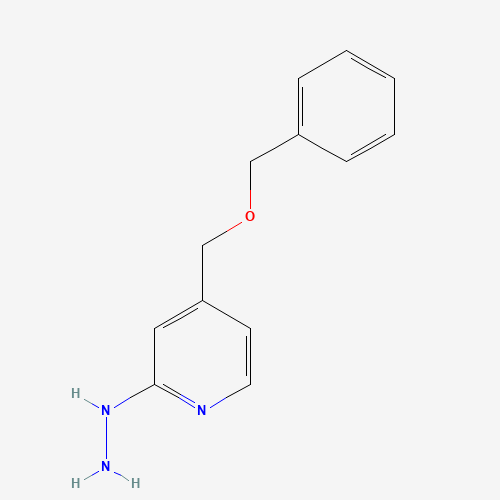 [4-(phenylmethoxymethyl)pyridin-2-yl]hydrazine (CAS: 1131393-03-7) - Related Chemical Product