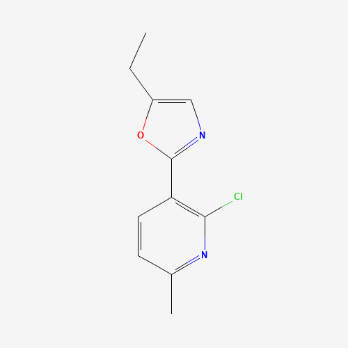 2-(2-chloro-6-methylpyridin-3-yl)-5-ethyl-1,3-oxazole (CAS: 1228430-76-9) - Related Chemical Product