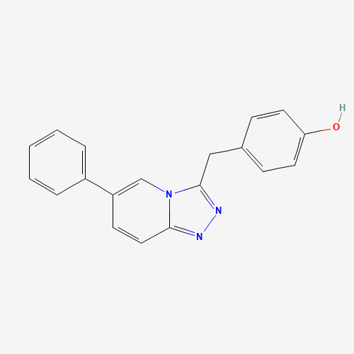 4-[(6-phenyl-[1,2,4]triazolo[4,3-a]pyridin-3-yl)methyl]phenol (CAS: 1002303-04-9) - Related Chemical Product