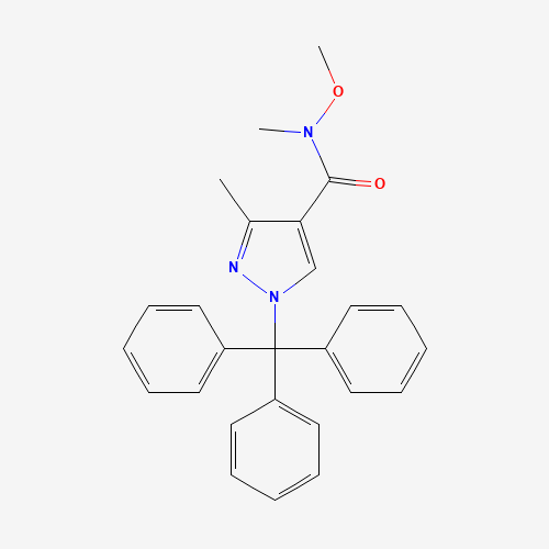 N-methoxy-N,3-dimethyl-1-tritylpyrazole-4-carboxamide (CAS: 1404530-58-0) - Related Chemical Product