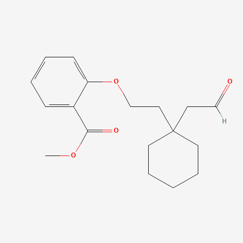 methyl 2-[2-[1-(2-oxoethyl)cyclohexyl]ethoxy]benzoate (CAS: 518284-47-4) - Related Chemical Product