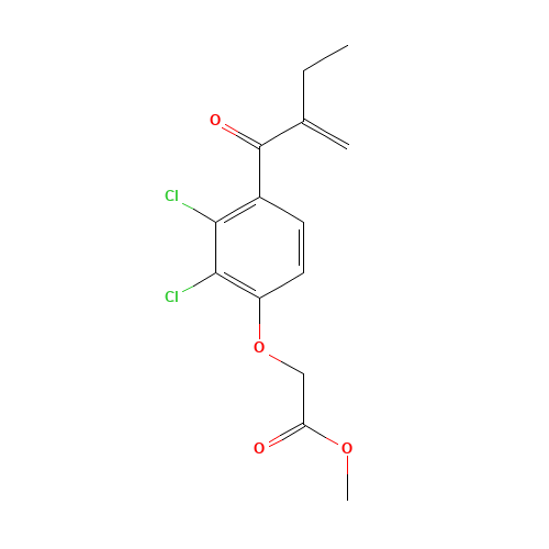 methyl 2-[2,3-dichloro-4-(2-methylidenebutanoyl)phenoxy]acetate (CAS: 6463-21-4) - Related Chemical Product