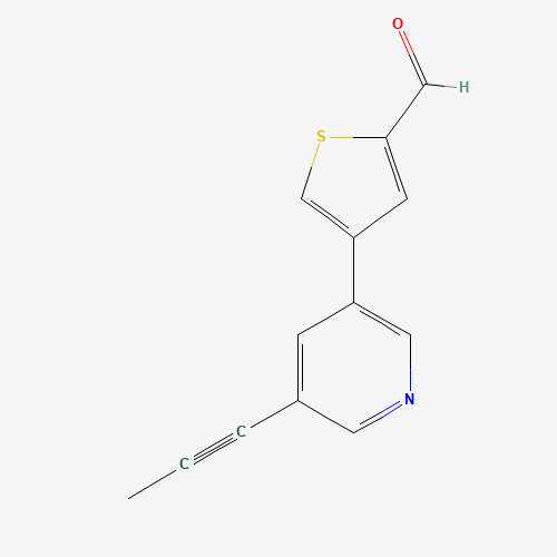4-(5-prop-1-ynylpyridin-3-yl)thiophene-2-carbaldehyde (CAS: 1616100-53-8) - Related Chemical Product