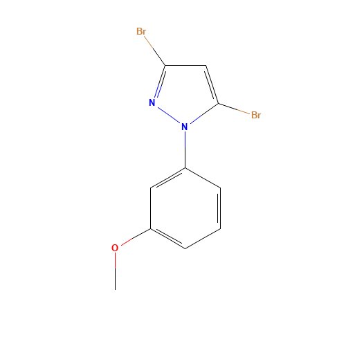 3,5-dibromo-1-(3-methoxyphenyl)pyrazole (CAS: 1245066-97-0) - Related Chemical Product