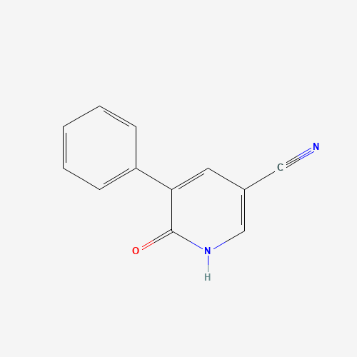 6-oxo-5-phenyl-1H-pyridine-3-carbonitrile (CAS: 790659-87-9) - Chemical Structure and Molecular Formula 