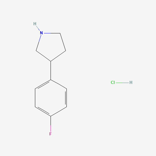 3-(4-fluorophenyl)pyrrolidine;hydrochloride (CAS: 1029636-03-0) - Related Chemical Product
