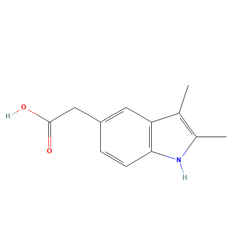 2-(2,3-dimethyl-1H-indol-5-yl)acetic acid (CAS: 100068-17-5) - Related Chemical Product