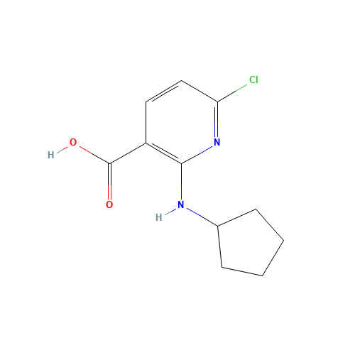 6-chloro-2-(cyclopentylamino)pyridine-3-carboxylic acid (CAS: 1092539-61-1) - Related Chemical Product