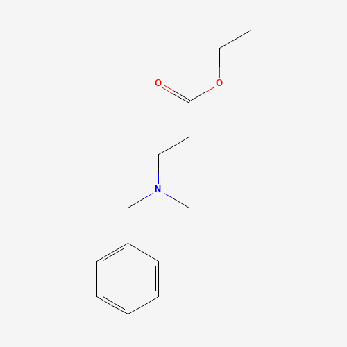 ethyl 3-[benzyl(methyl)amino]propanoate (CAS: 25772-94-5) - Chemical Structure and Molecular Formula 