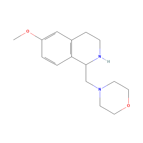 4-[(6-methoxy-1,2,3,4-tetrahydroisoquinolin-1-yl)methyl]morpholine (CAS: 850875-73-9) - Related Chemical Product