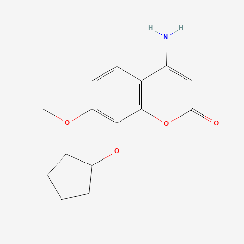 4-amino-8-cyclopentyloxy-7-methoxychromen-2-one (CAS: 1001056-81-0) - Related Chemical Product