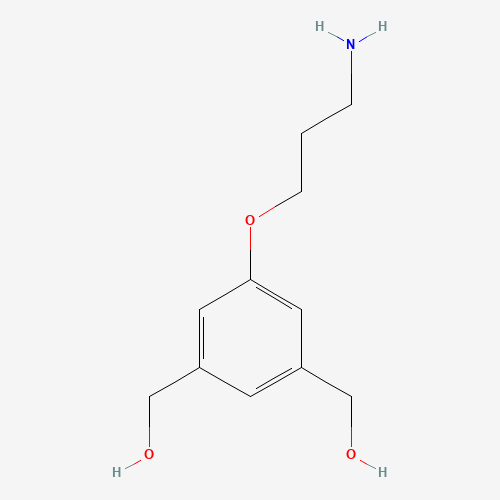 [3-(3-aminopropoxy)-5-(hydroxymethyl)phenyl]methanol (CAS: 945489-99-6) - Related Chemical Product