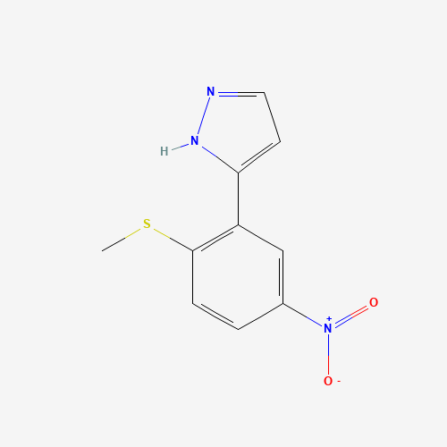 5-(2-methylsulfanyl-5-nitrophenyl)-1H-pyrazole (CAS: 845266-21-9) - Related Chemical Product