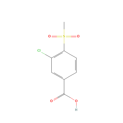 3-chloro-4-methylsulfonylbenzoic acid (CAS: 1197193-45-5) - Related Chemical Product