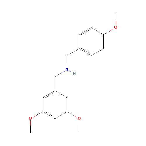 N-[(3,5-dimethoxyphenyl)methyl]-1-(4-methoxyphenyl)methanamine (CAS: 356093-54-4) - Related Chemical Product