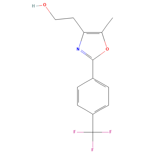 2-[5-methyl-2-[4-(trifluoromethyl)phenyl]-1,3-oxazol-4-yl]ethanol (CAS: 141819-91-2) - Related Chemical Product
