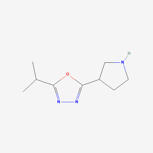 2-propan-2-yl-5-pyrrolidin-3-yl-1,3,4-oxadiazole (CAS: 1004620-18-1) - Related Chemical Product