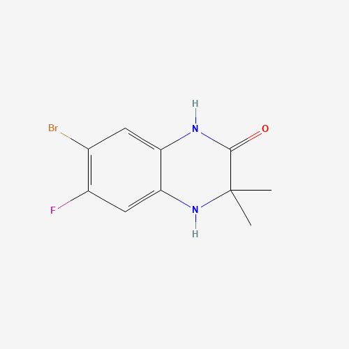 7-bromo-6-fluoro-3,3-dimethyl-1,4-dihydroquinoxalin-2-one (CAS: 1188265-10-2) - Related Chemical Product