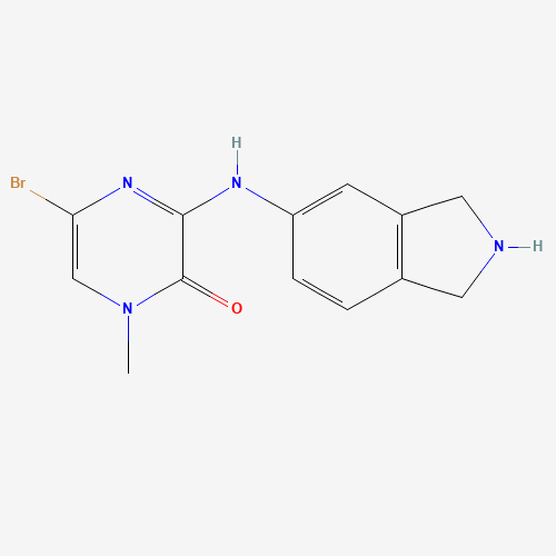 5-bromo-3-(2,3-dihydro-1H-isoindol-5-ylamino)-1-methylpyrazin-2-one (CAS: 1346675-29-3) - Related Chemical Product
