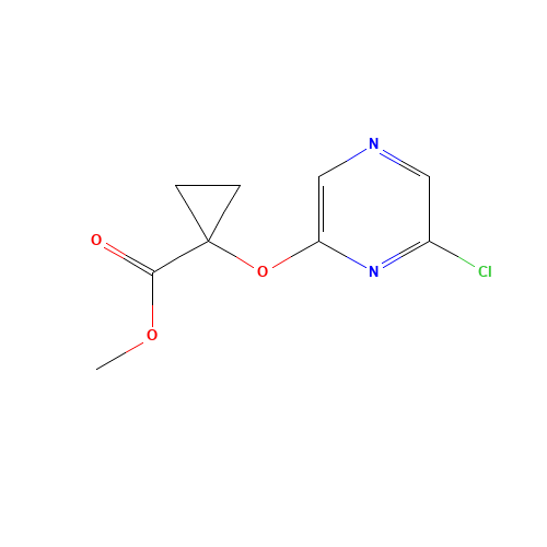 methyl 1-(6-chloropyrazin-2-yl)oxycyclopropane-1-carboxylate (CAS: 1346172-80-2) - Related Chemical Product