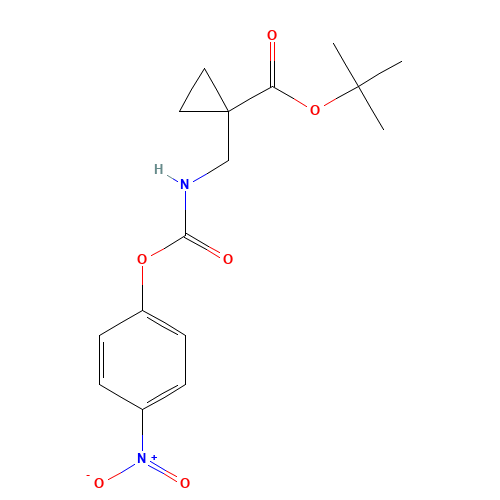 tert-butyl 1-[[(4-nitrophenoxy)carbonylamino]methyl]cyclopropane-1-carboxylate (CAS: 1323955-59-4) - Related Chemical Product