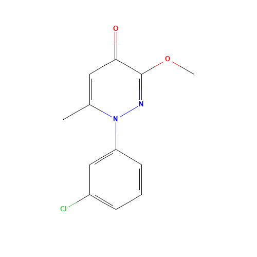 1-(3-chlorophenyl)-3-methoxy-6-methylpyridazin-4-one (CAS: 146824-85-3) - Related Chemical Product