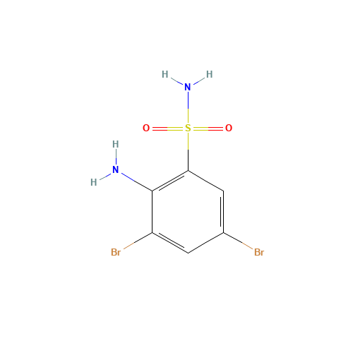 2-amino-3,5-dibromobenzenesulfonamide (CAS: 59018-47-2) - Related Chemical Product