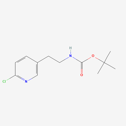 tert-butyl N-[2-(6-chloropyridin-3-yl)ethyl]carbamate (CAS: 691872-18-1) - Related Chemical Product