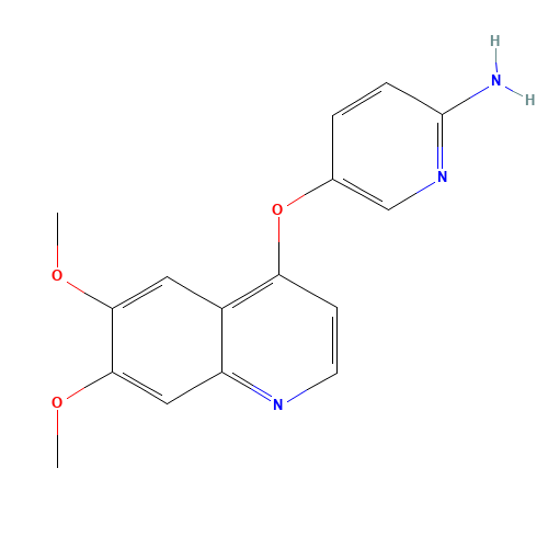 5-(6,7-dimethoxyquinolin-4-yl)oxypyridin-2-amine (CAS: 417722-21-5) - Related Chemical Product