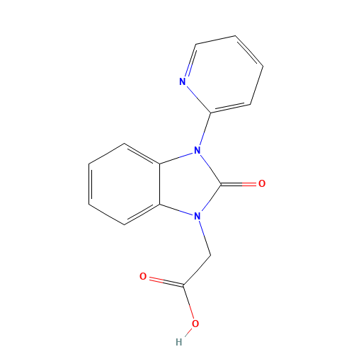 2-(2-oxo-3-pyridin-2-ylbenzimidazol-1-yl)acetic acid (CAS: 767304-68-7) - Related Chemical Product
