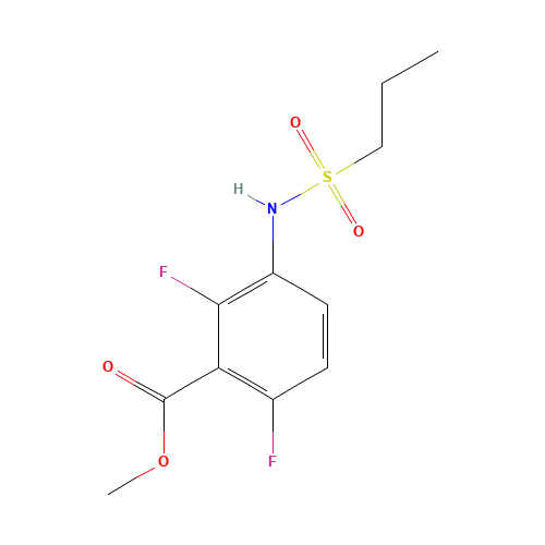 methyl 2,6-difluoro-3-(propylsulfonylamino)benzoate (CAS: 1186223-50-6) - Related Chemical Product