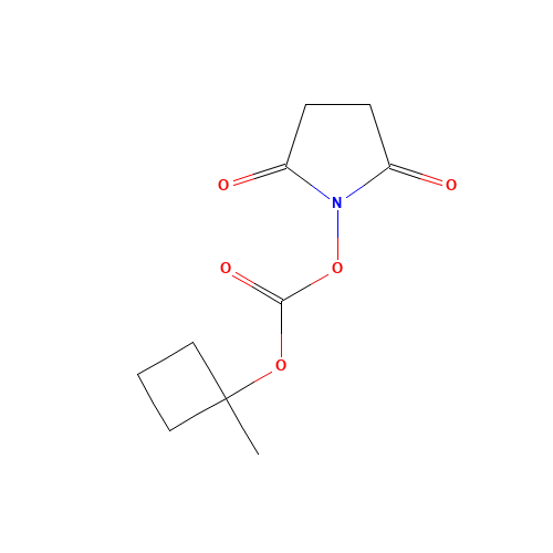 (2,5-dioxopyrrolidin-1-yl) (1-methylcyclobutyl) carbonate (CAS: 1147558-49-3) - Related Chemical Product