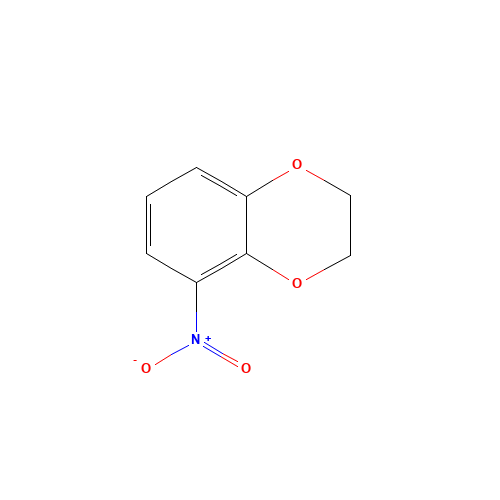 5-nitro-2,3-dihydro-1,4-benzodioxine (CAS: 57356-28-2) - Chemical Structure and Molecular Formula 