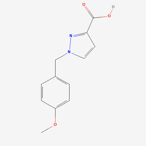 1-[(4-methoxyphenyl)methyl]pyrazole-3-carboxylic acid (CAS: 1262849-25-1) - Related Chemical Product