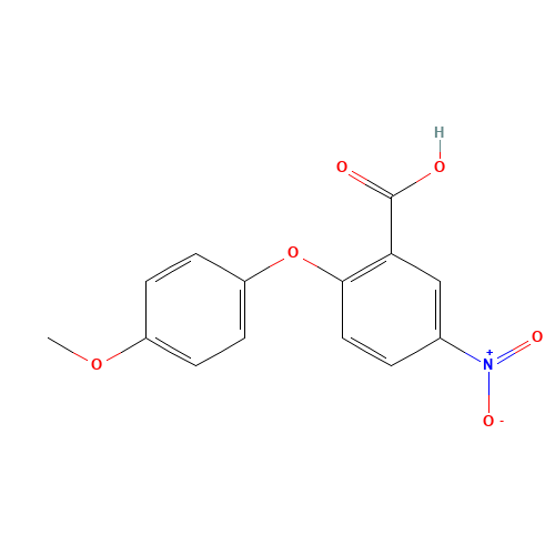 2-(4-methoxyphenoxy)-5-nitrobenzoic acid (CAS: 33459-12-0) - Related Chemical Product
