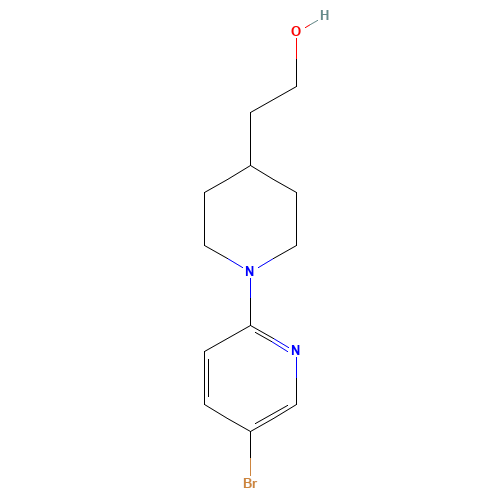 2-[1-(5-bromopyridin-2-yl)piperidin-4-yl]ethanol (CAS: 1206673-44-0) - Related Chemical Product