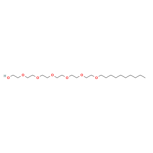 2-[2-[2-[2-[2-(2-decoxyethoxy)ethoxy]ethoxy]ethoxy]ethoxy]ethanol (CAS: 5168-89-8) - Related Chemical Product