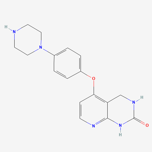 5-(4-piperazin-1-ylphenoxy)-3,4-dihydro-1H-pyrido[2,3-d]pyrimidin-2-one (CAS: 1265636-22-3) - Related Chemical Product