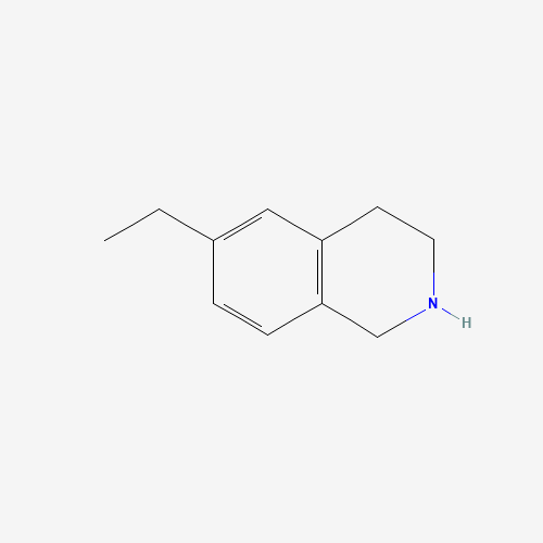 6-ethyl-1,2,3,4-tetrahydroisoquinoline (CAS: 404576-43-8) - Chemical Structure and Molecular Formula 
