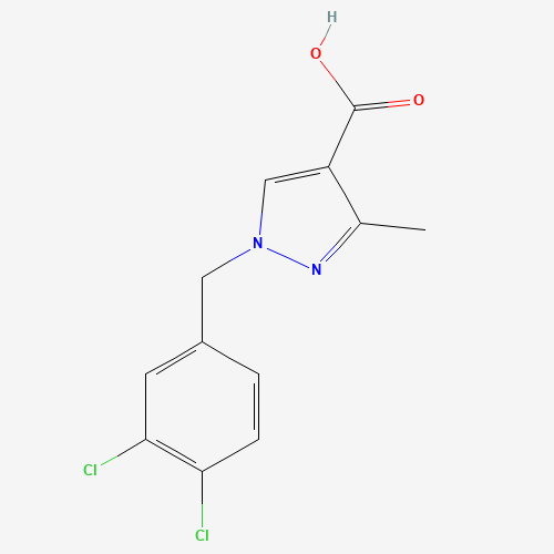 1-[(3,4-dichlorophenyl)methyl]-3-methylpyrazole-4-carboxylic acid (CAS: 1035224-60-2) - Related Chemical Product