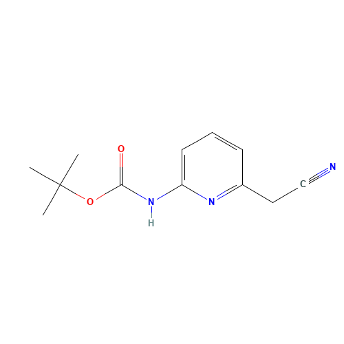 tert-butyl N-[6-(cyanomethyl)pyridin-2-yl]carbamate (CAS: 959586-78-8) - Related Chemical Product