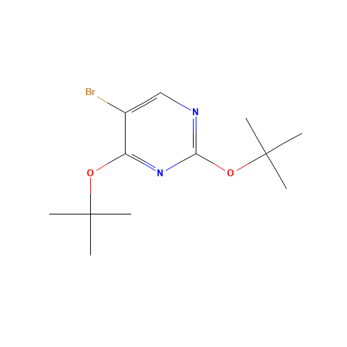 5-bromo-2,4-bis[(2-methylpropan-2-yl)oxy]pyrimidine (CAS: 19752-61-5) - Related Chemical Product