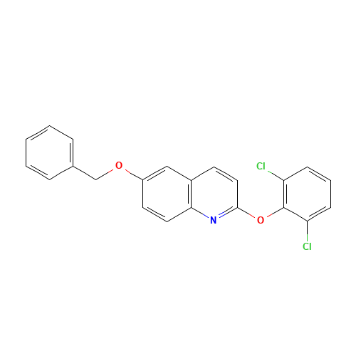 2-(2,6-dichlorophenoxy)-6-phenylmethoxyquinoline (CAS: 623147-01-3) - Related Chemical Product