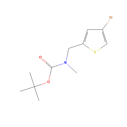 tert-butyl N-[(4-bromothiophen-2-yl)methyl]-N-methylcarbamate (CAS: 817618-40-9) - Related Chemical Product